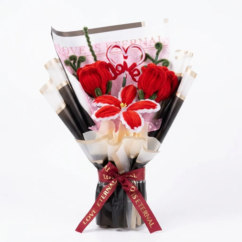 Loves Eternal Premium Red Rose Keepsake Bouquet