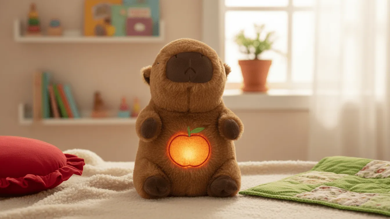 Breathing Capybara Soothing Plush Toy for Sleep & Stress